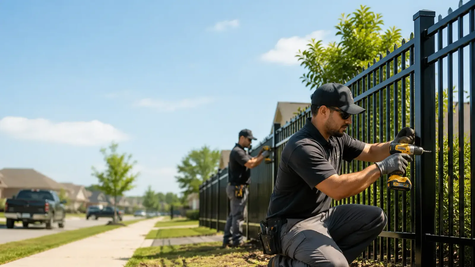 Metal Fence Installation in Farmersville, TX